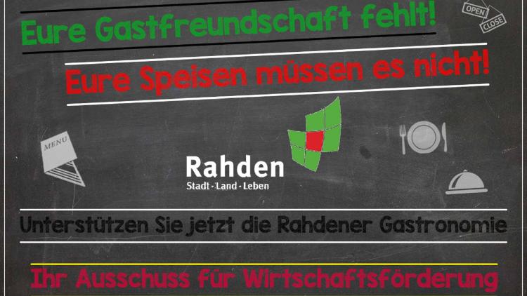 Gastfreundschaft der Rahdener Gastronomie