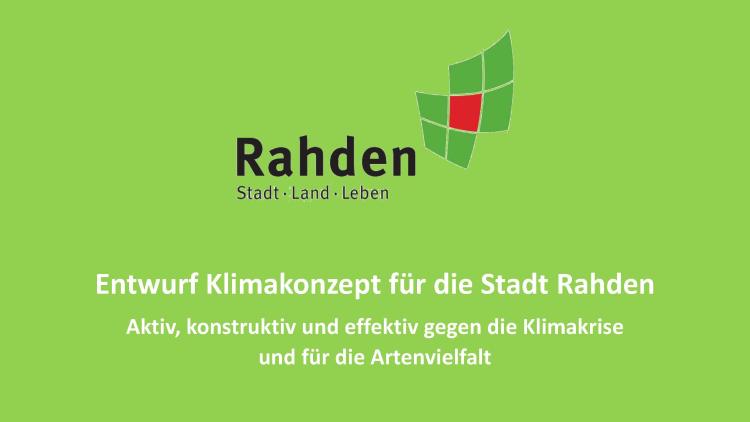 Entwurf Klimakonzept